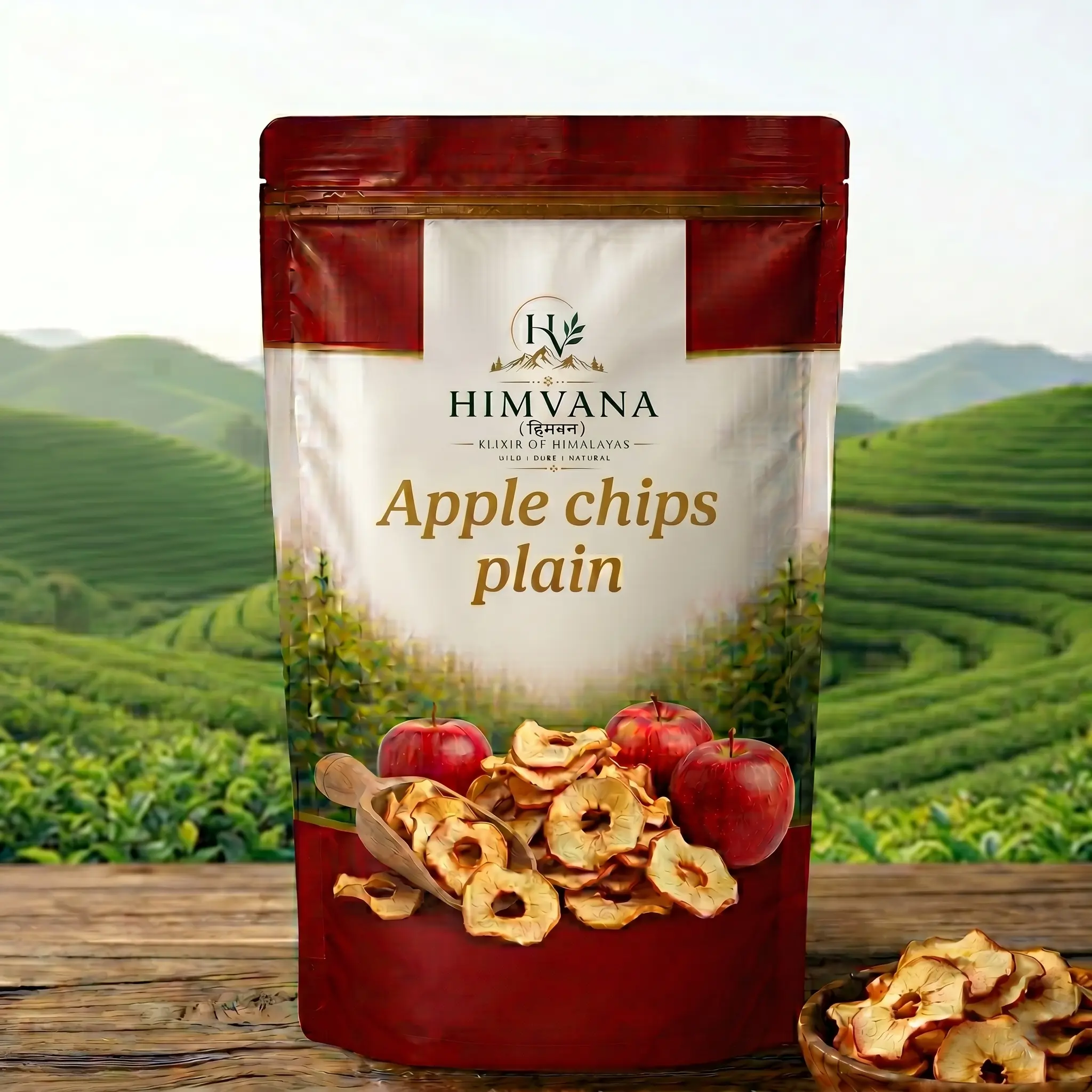 Apple Chips Plain (30gm)